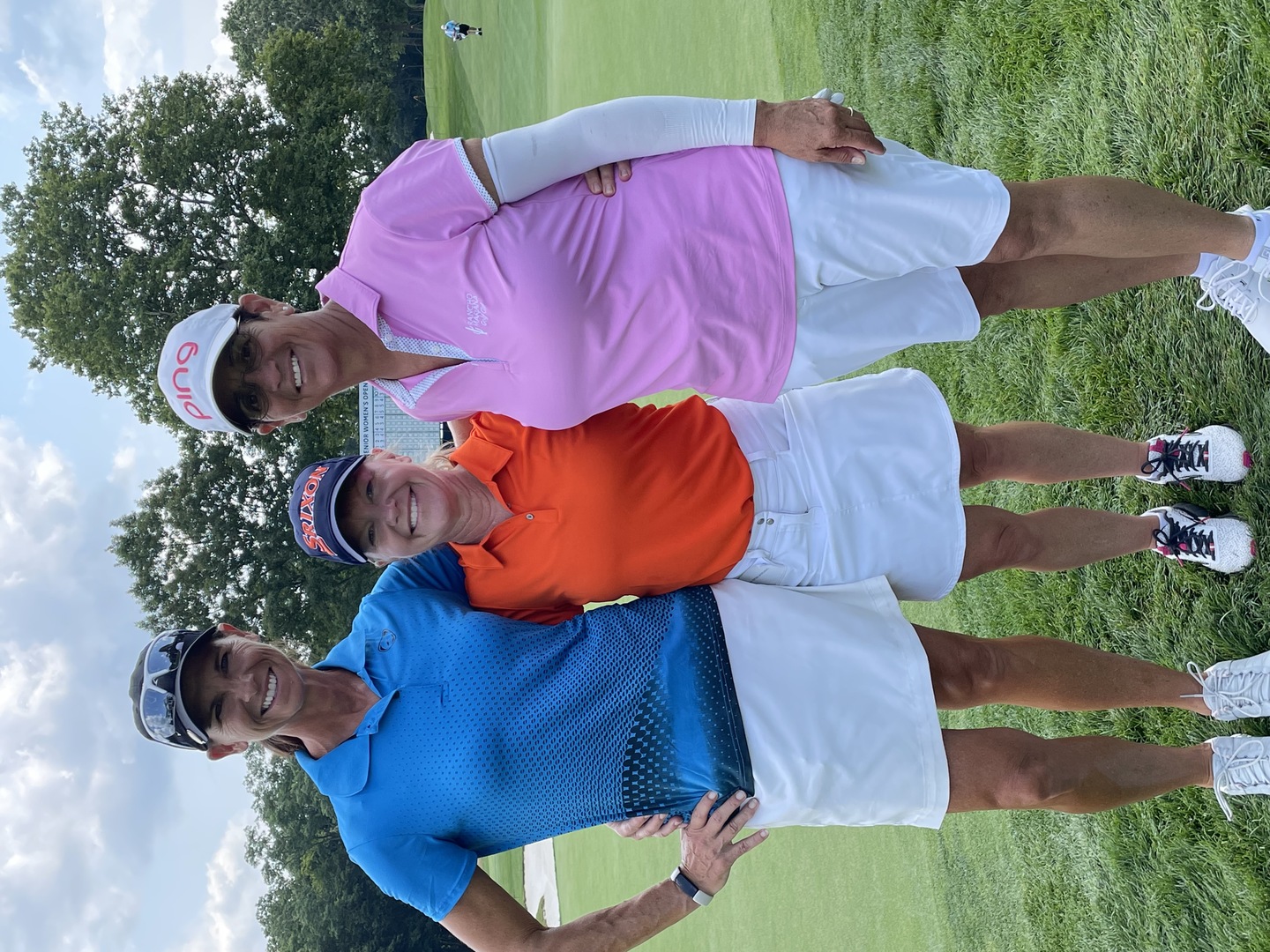 Practice round with Danielle