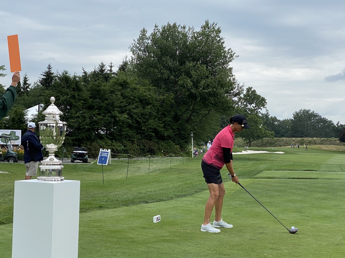 Round 2, which was 29 holes (11 holes from rainout on Day 1 and then 18 more with only an 8 minute break)