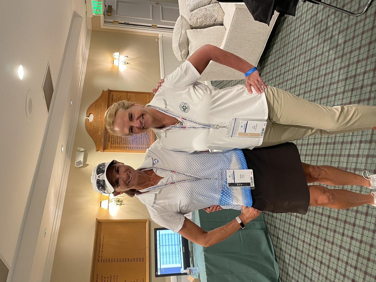 Sports trainer Lisa Matulka helped me with trigger points